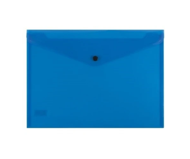 Picture of Document Wallet A4 PP with Press Stud Blue